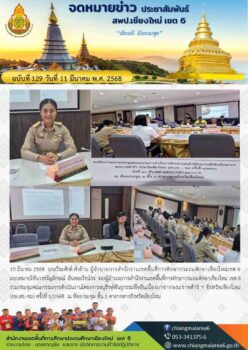 ร่วมประชุมคณะกรรมการดำเนินงานโครงการอนุรักษ์พันธุกรรมพืชอันเนื่องมาจากพระราชดำริ ฯ จังหวัดเชียงใหม่ (อพ.สธ.-ชม) ครั้งที่ 1/2568