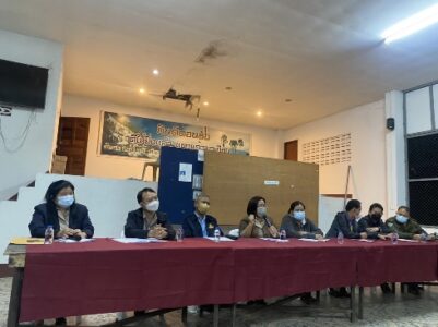 การประชุมคณะกรรมการสถานศึกษาขั้นพื้นฐานโรงเรียนวัดพระบาทกรณี เลิกสถานศึกษาขั้นพื้นฐาน