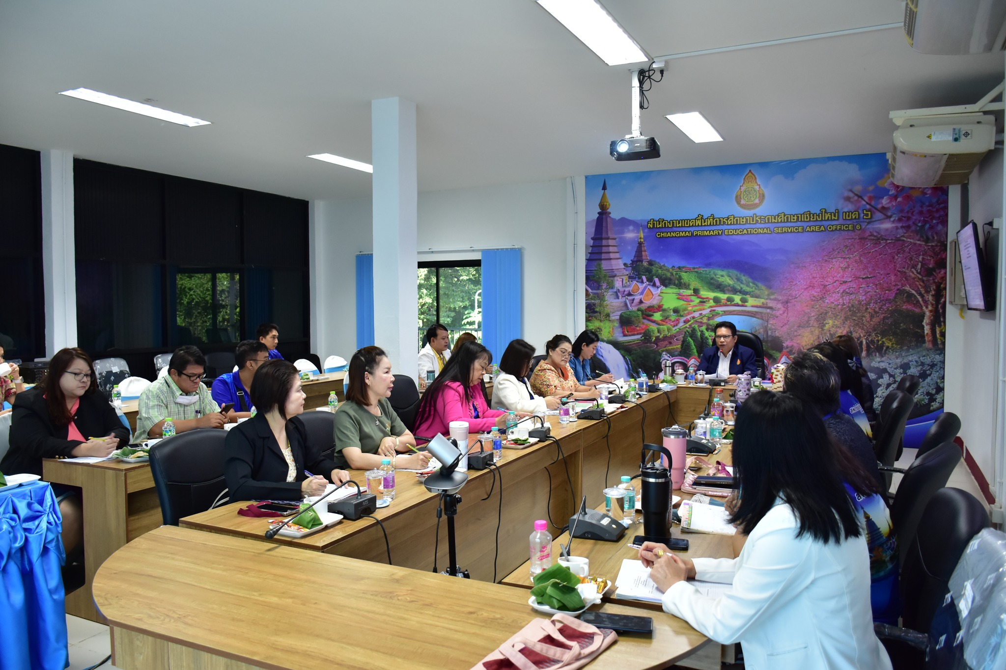 การประชุมจัดทำแผนปฏิบัติการประจำปีงบประมาณ พ.ศ. 2568 ครั้งที่ 1 สพป.เชียงใหม่ เขต 6